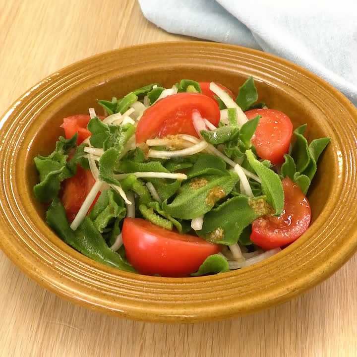 食感が楽しい♪ アイスプラントのサラダのレシピ動画・作り方 DELISH KITCHEN