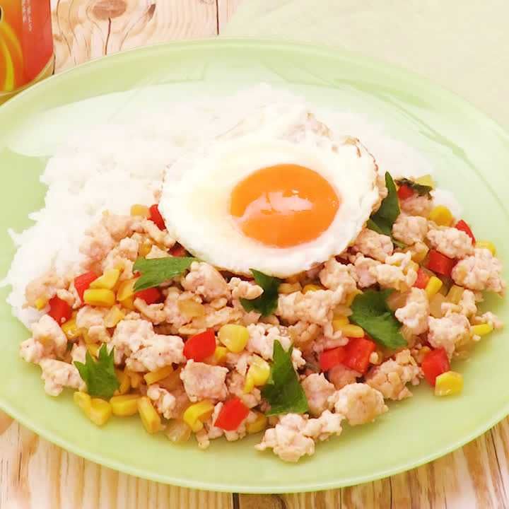 和風だしガパオ