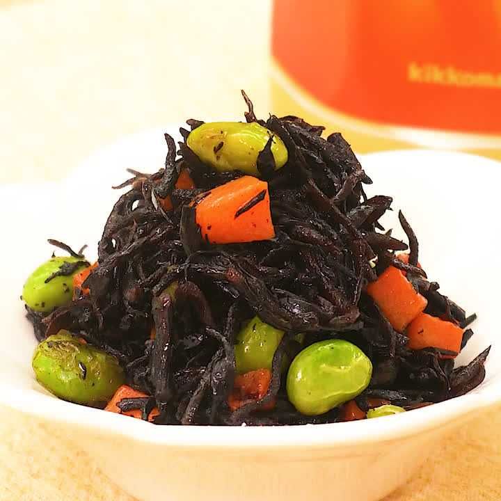 ひじきと枝豆の煮物