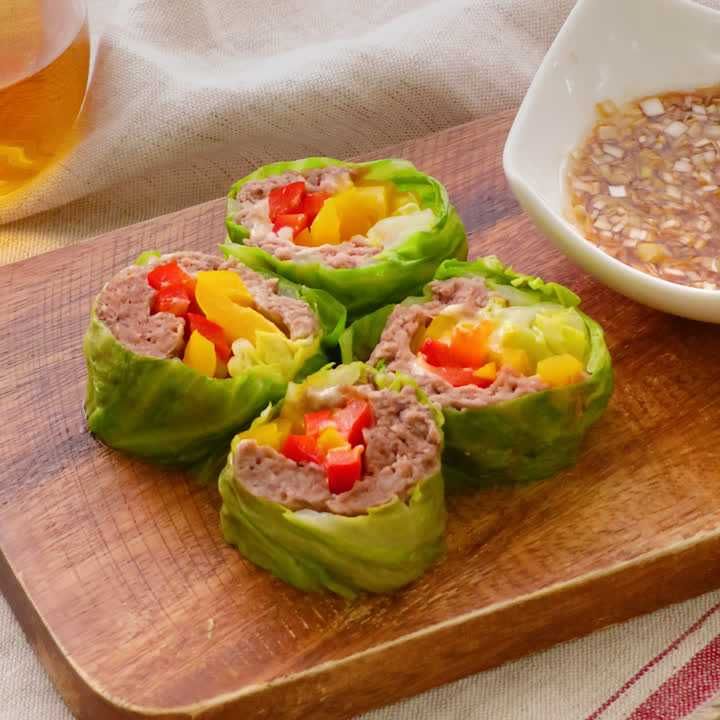 彩りロールキャベツ