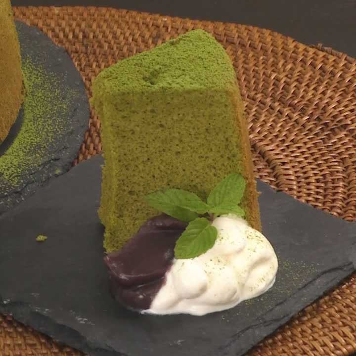 抹茶シフォンケーキ