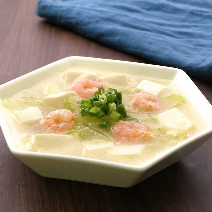 豆腐とセロリの中華あん