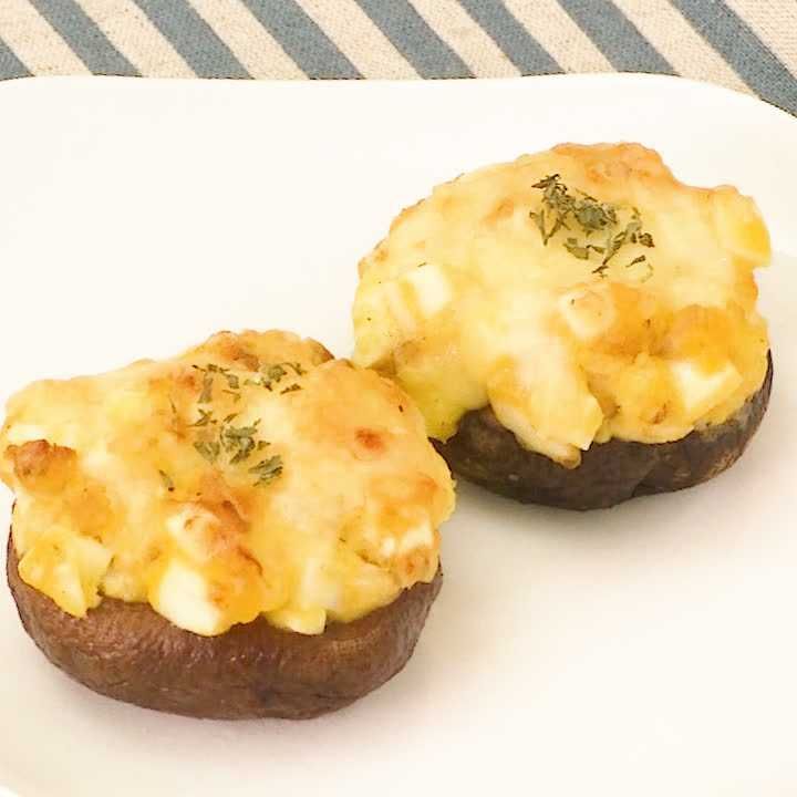 しいたけのタルタルのせ焼き