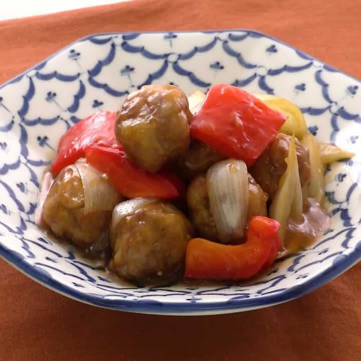 黒酢の酢豚