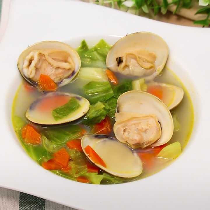 はまぐりとキャベツのスープ