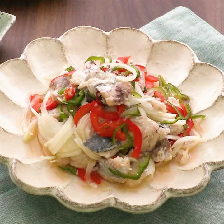 アジの醤油麹南蛮漬け