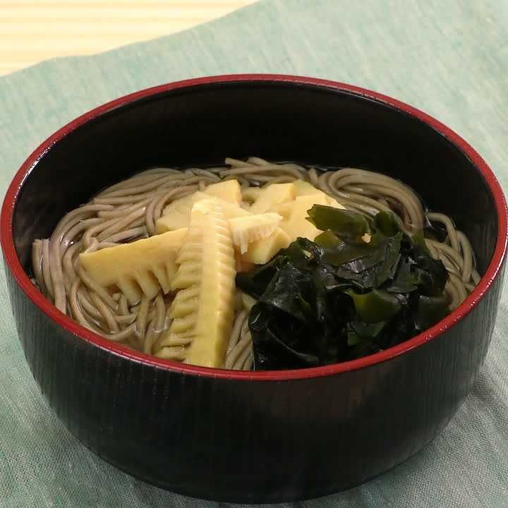 だしがカラダに染みる！ 筍蕎麦のレシピ動画・作り方 | デリッシュキッチン