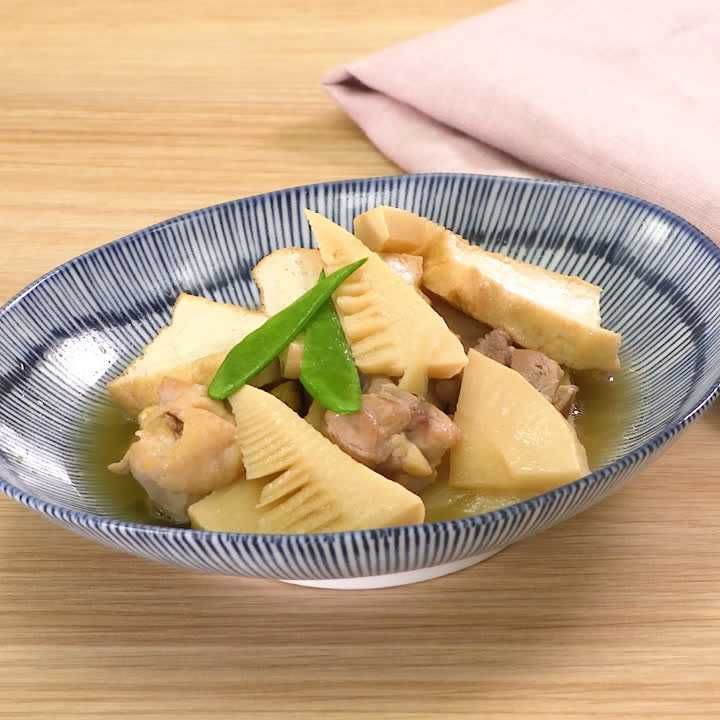 たけのこと厚揚げの含め煮