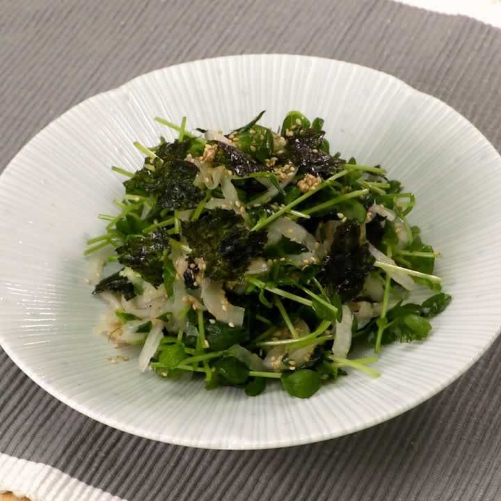 新玉ねぎの韓国風サラダ