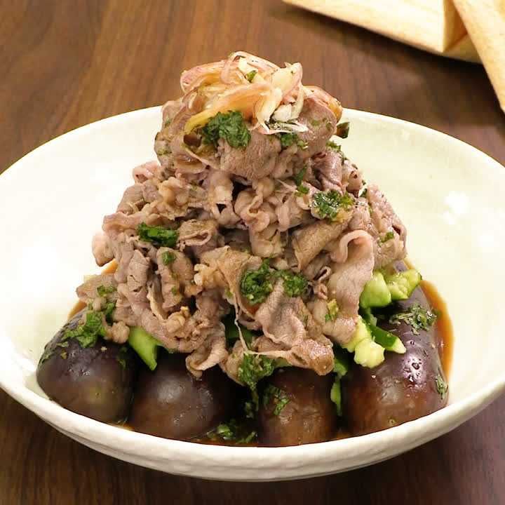 さっぱり食べられる♪ 牛しゃぶ肉の和風サラダのレシピ動画・作り方 | デリッシュキッチン