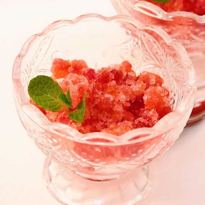 さっぱりおいしい いちごのグラニテのレシピ動画 作り方 Delish Kitchen さっぱりおいしい いちごのグラニテのレシピ動画 作り方 Delish Kitchen