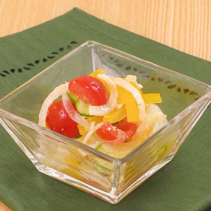 新玉ねぎのイタリアン和え