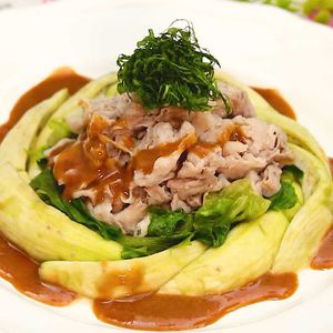 豚肉と蒸しなすのしゃぶしゃぶサラダ