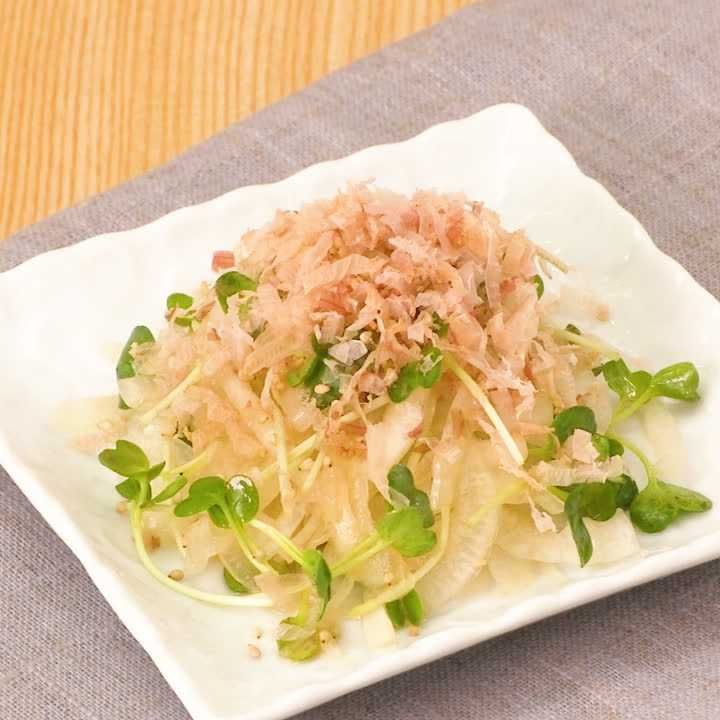 新玉ねぎのシャキシャキサラダ