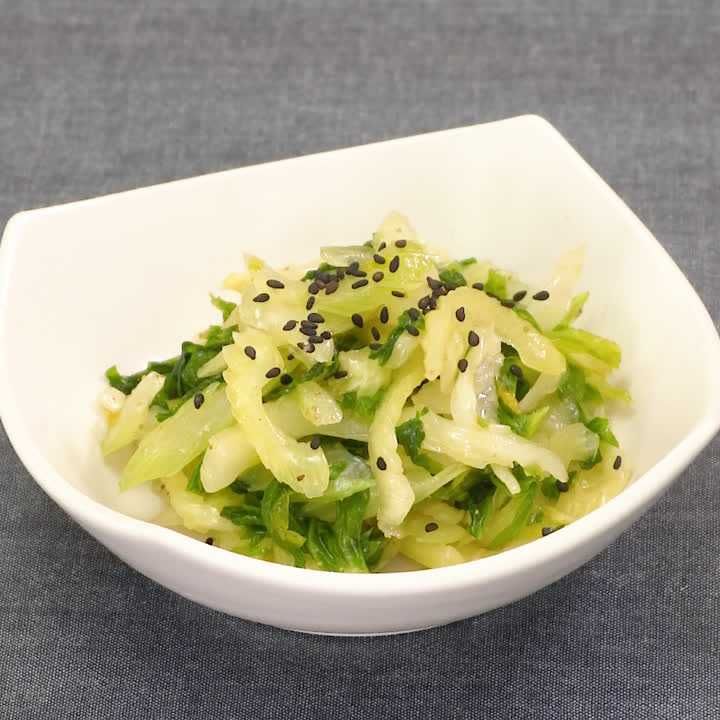 セロリの山椒塩あえ