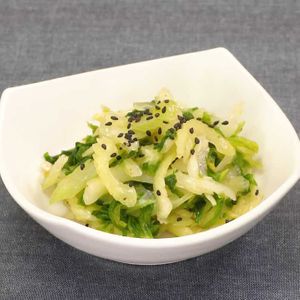 セロリの山椒塩あえ
