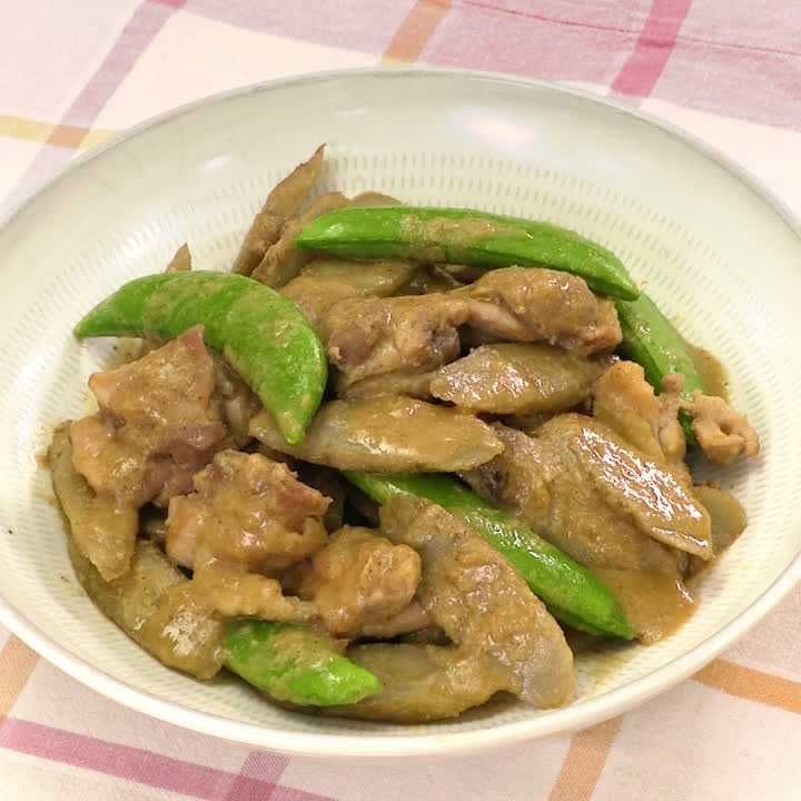 新ごぼうと鶏もも肉のごまみそ煮