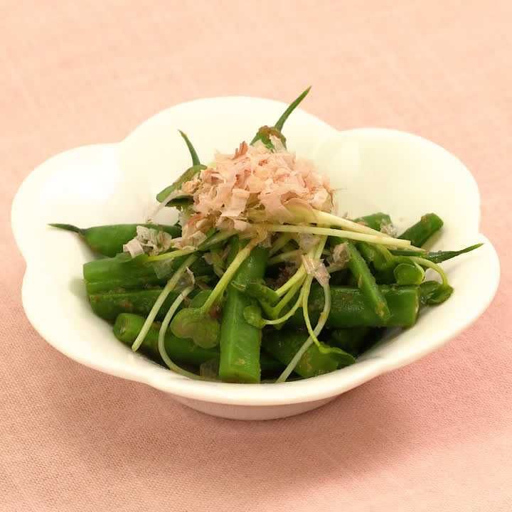 いんげんのしょうが和え