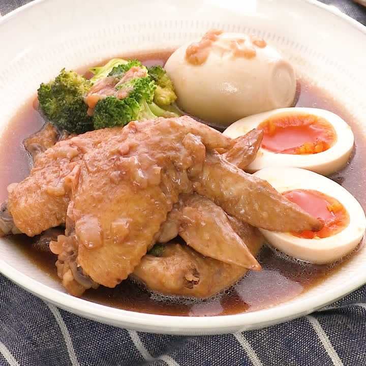 手羽先の梅ぽん酢煮