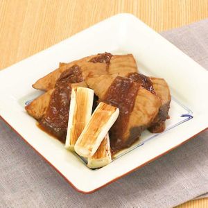 「カツオとねぎのみそ煮」のレシピ動画