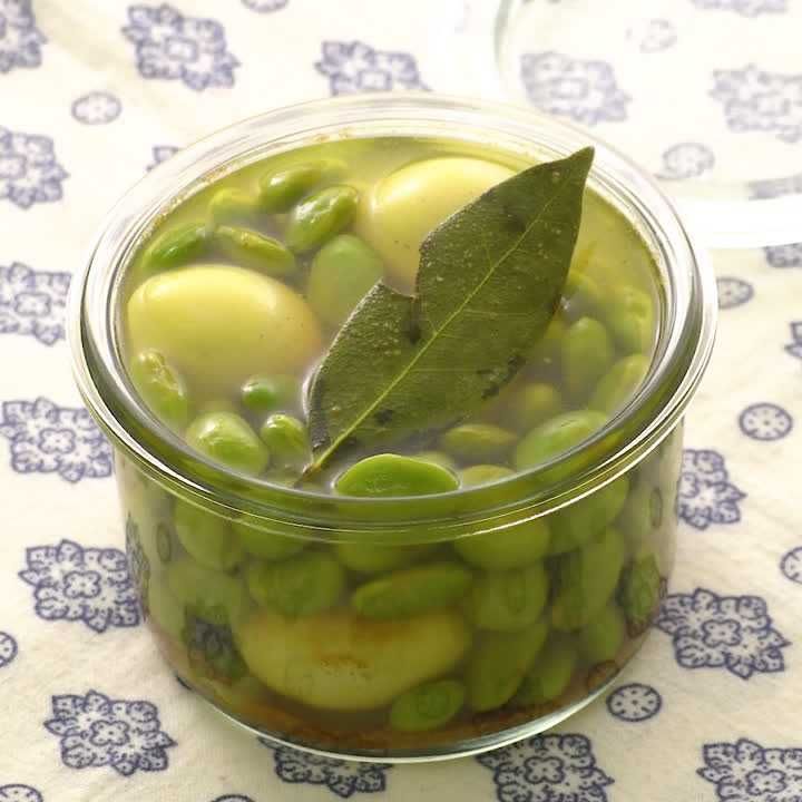 枝豆のカレーサワー漬け