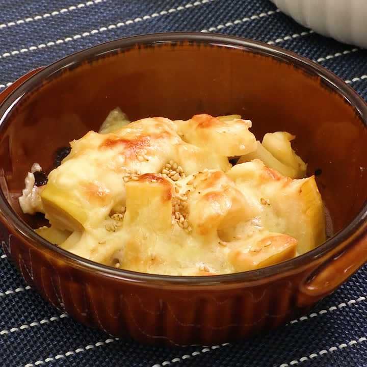 たけのこの味噌チーズ焼き