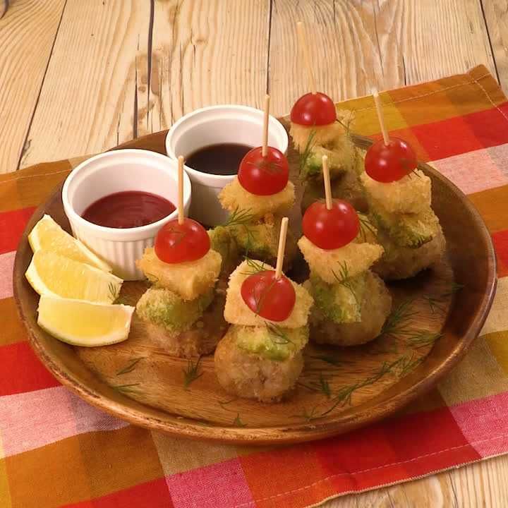 豚こまボールのピンチョス