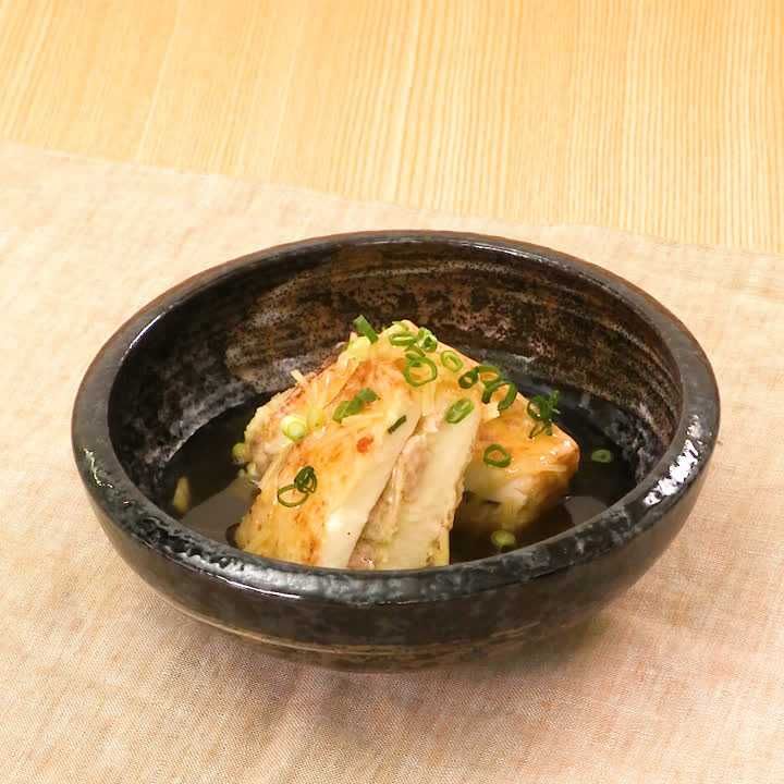 厚揚げの生姜あんかけ