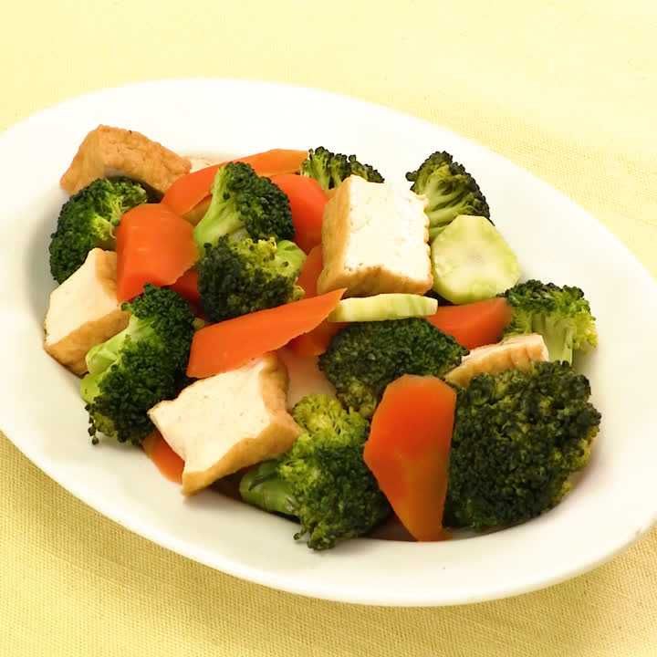 ブロッコリーと厚揚げの甘辛煮