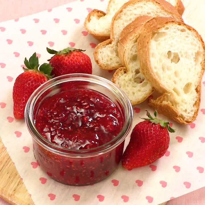 いちごとラズベリーのジャム