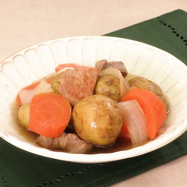 圧力鍋でゴロッと肉じゃが