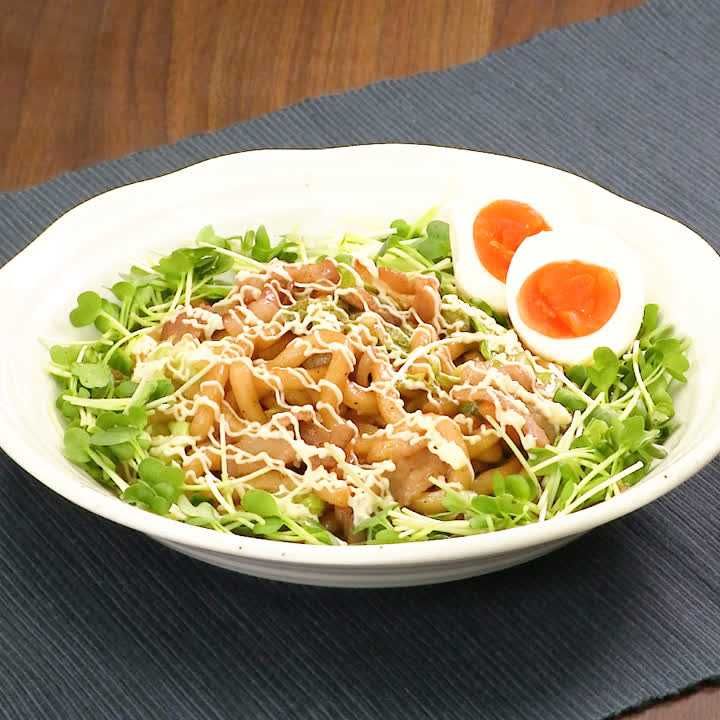 焼肉のたれで即席焼うどん