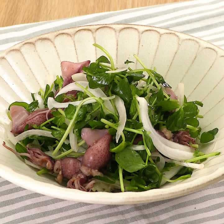 ホタルイカの柚子胡椒和え