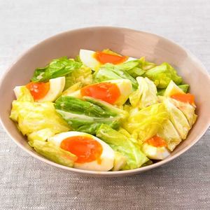 「春キャベツとゆで卵のサラダ」のレシピ動画
