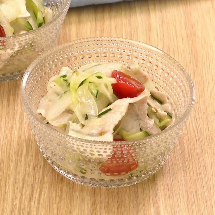 ゆで豚と玉ねぎのマリネ