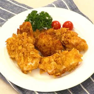 「鶏むね肉のマヨフレーク揚げ」のレシピ動画