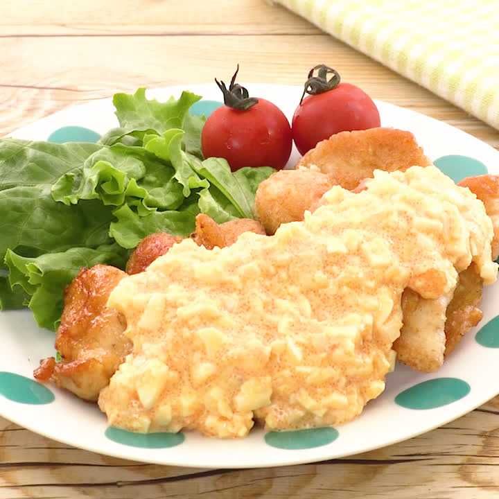 鶏むね肉のタルタル明太