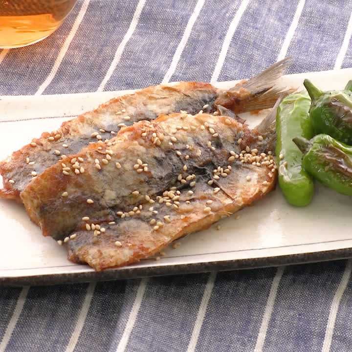 イワシとししとうのポン酢風味