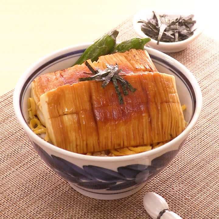 はんぺんのうなぎもどき丼