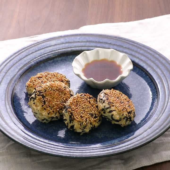 鶏ひき肉とひじきのつくね