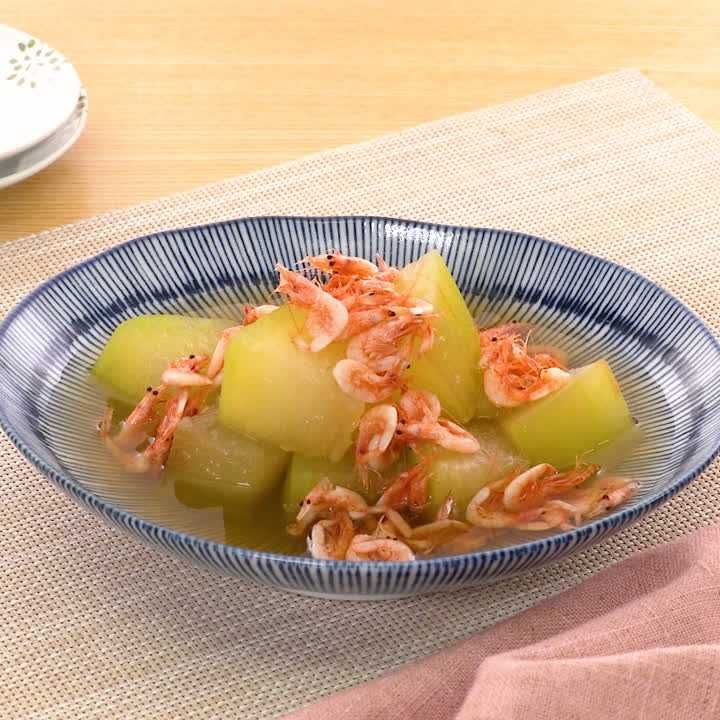 桜えびと冬瓜の煮物