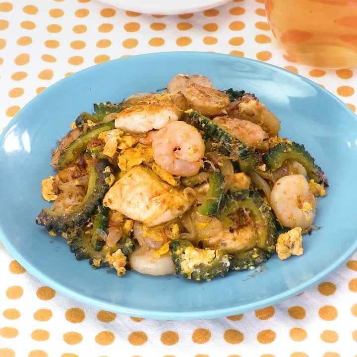 えびとゴーヤーのチャンプルー