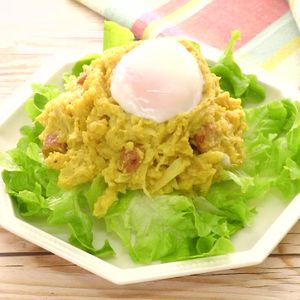 「バターカレーポテサラ」のレシピ動画