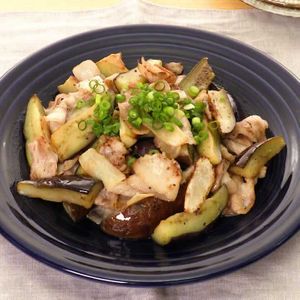 豚バラ肉と新しょうがの塩炒め