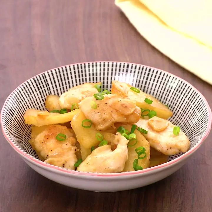 ささみのバター醤油炒め