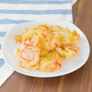 「長芋とコーンの落とし揚げ」のレシピ動画