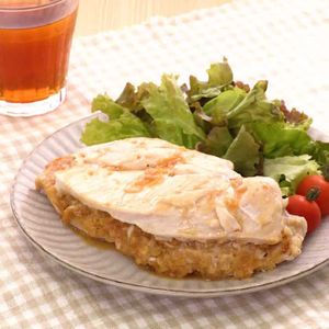 ねぎ味噌レンジ蒸し鶏