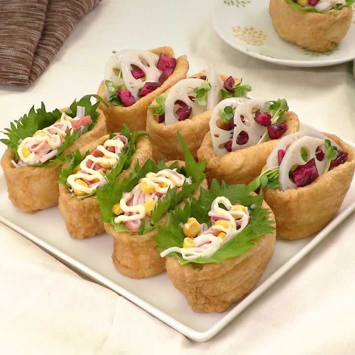 華やか可愛い 乙女のいなりのレシピ動画 作り方 Delish Kitchen