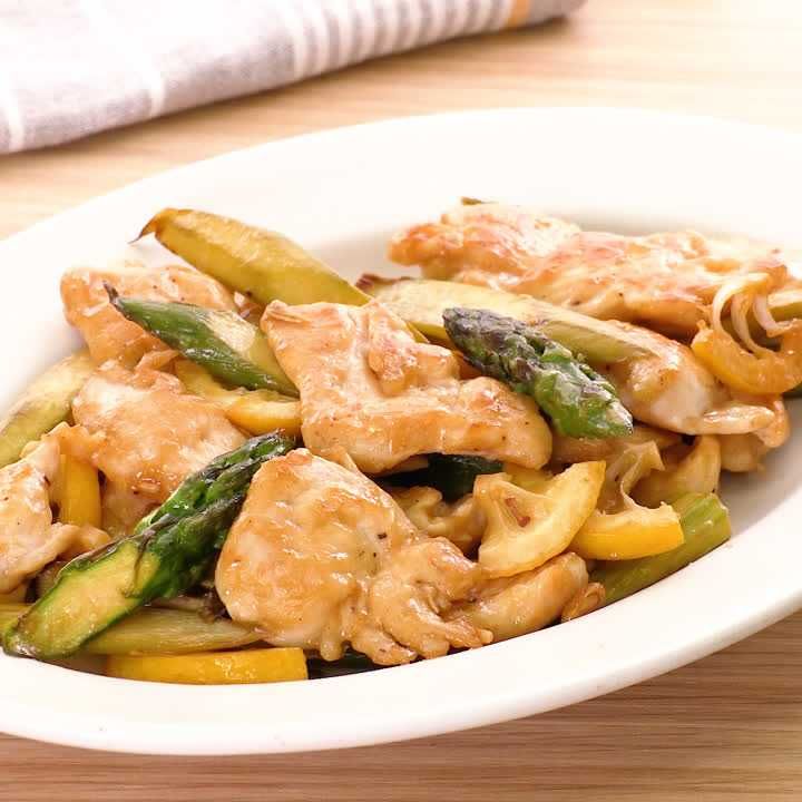 ささみのバターレモンソテー