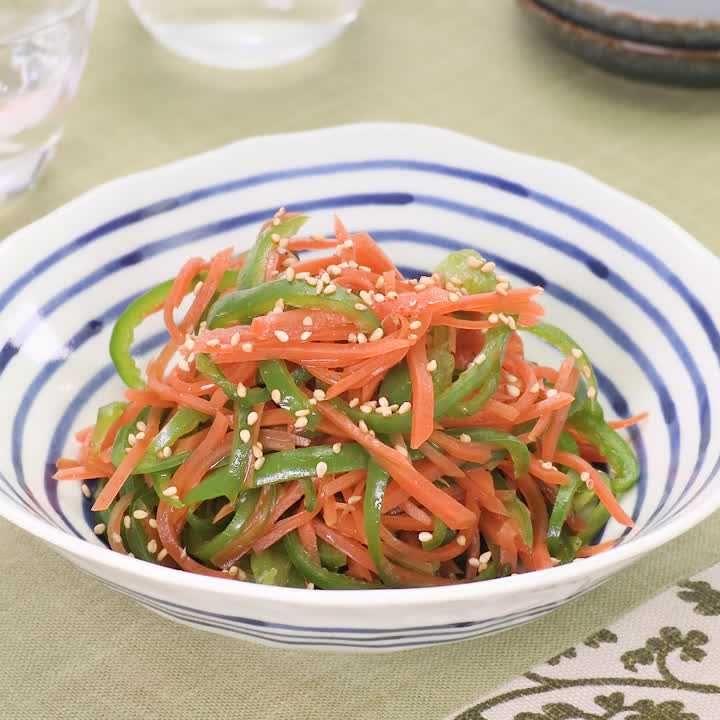にんじんとピーマンのきんぴら